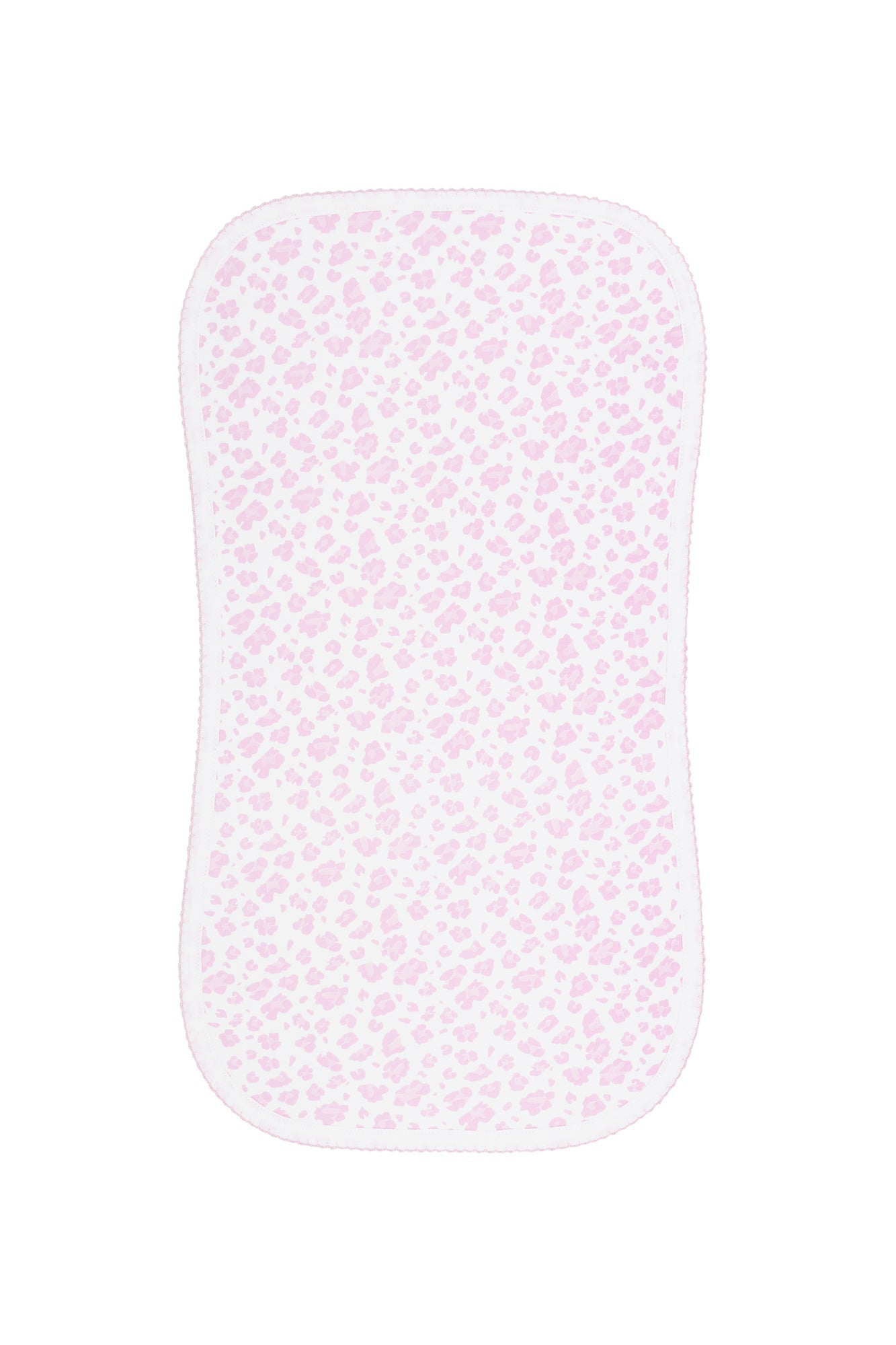 Image of Pink Cheetah Print Burp Cloth